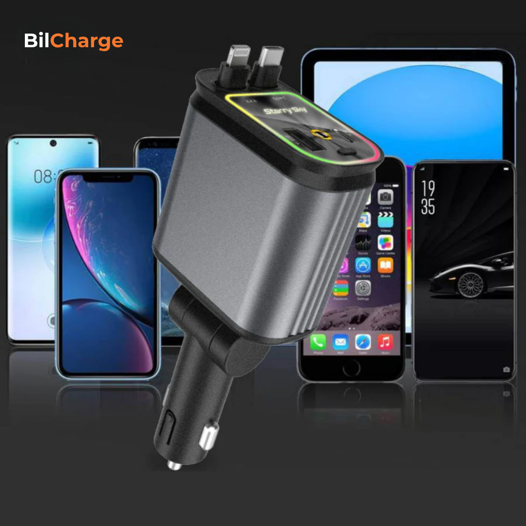 BilCharge | Supersnabb billaddning med stilfull RGB-stjärnhimmel