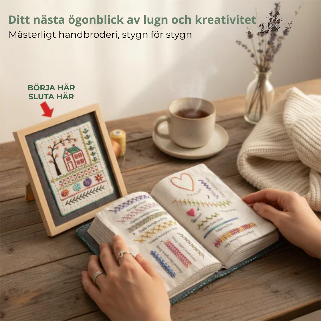 Sömhäfte | Lär dig brodera på ett lugnt och enkelt sätt