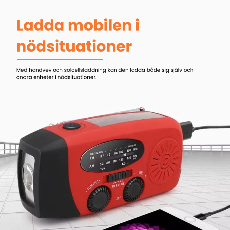 Bärbar nödradio