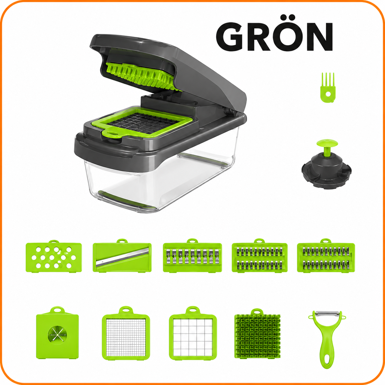 Grönsakshackare med Utbytbara Blad | SlicePro