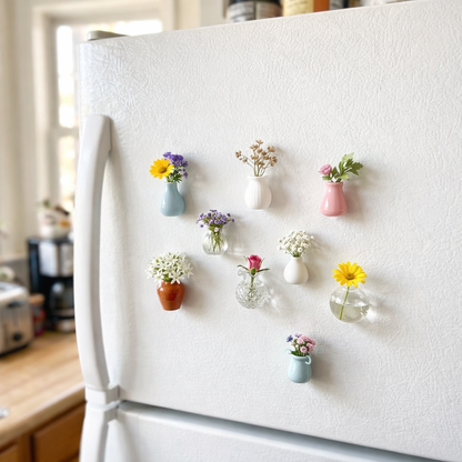 VasMagnet – Mini blomvas för kylskåp