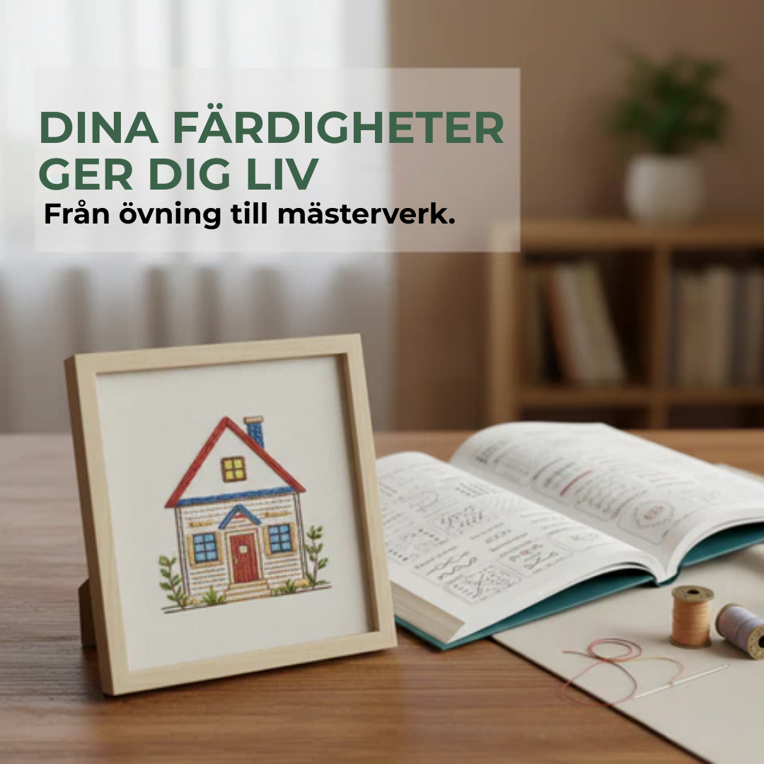 Sömhäfte™ | Lär dig brodera på ett lugnt och enkelt sätt