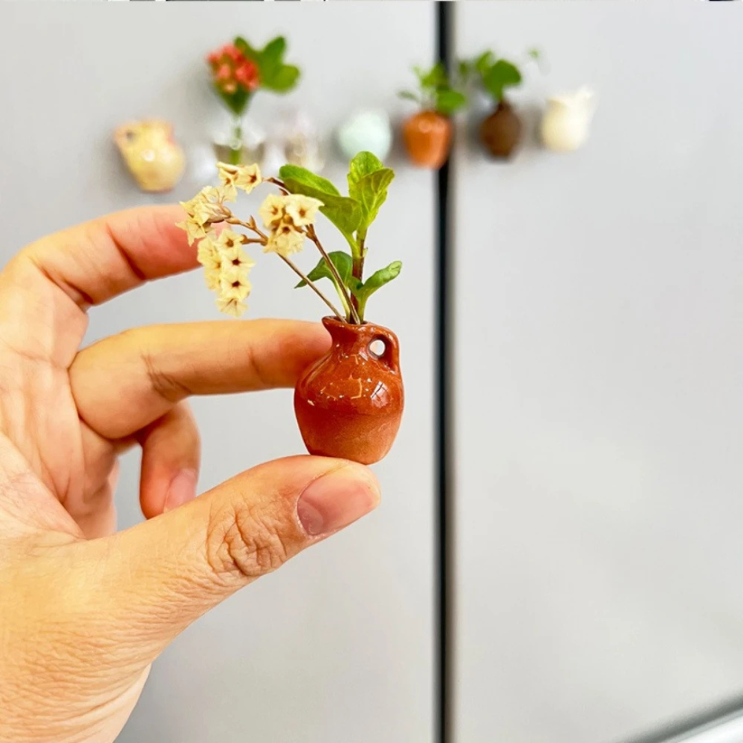 VasMagnet – Mini blomvas för kylskåp