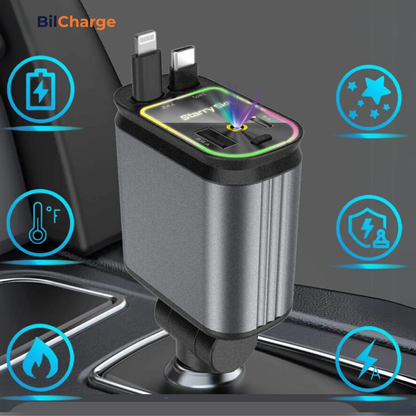 BilCharge | Supersnabb billaddning med stilfull RGB-stjärnhimmel