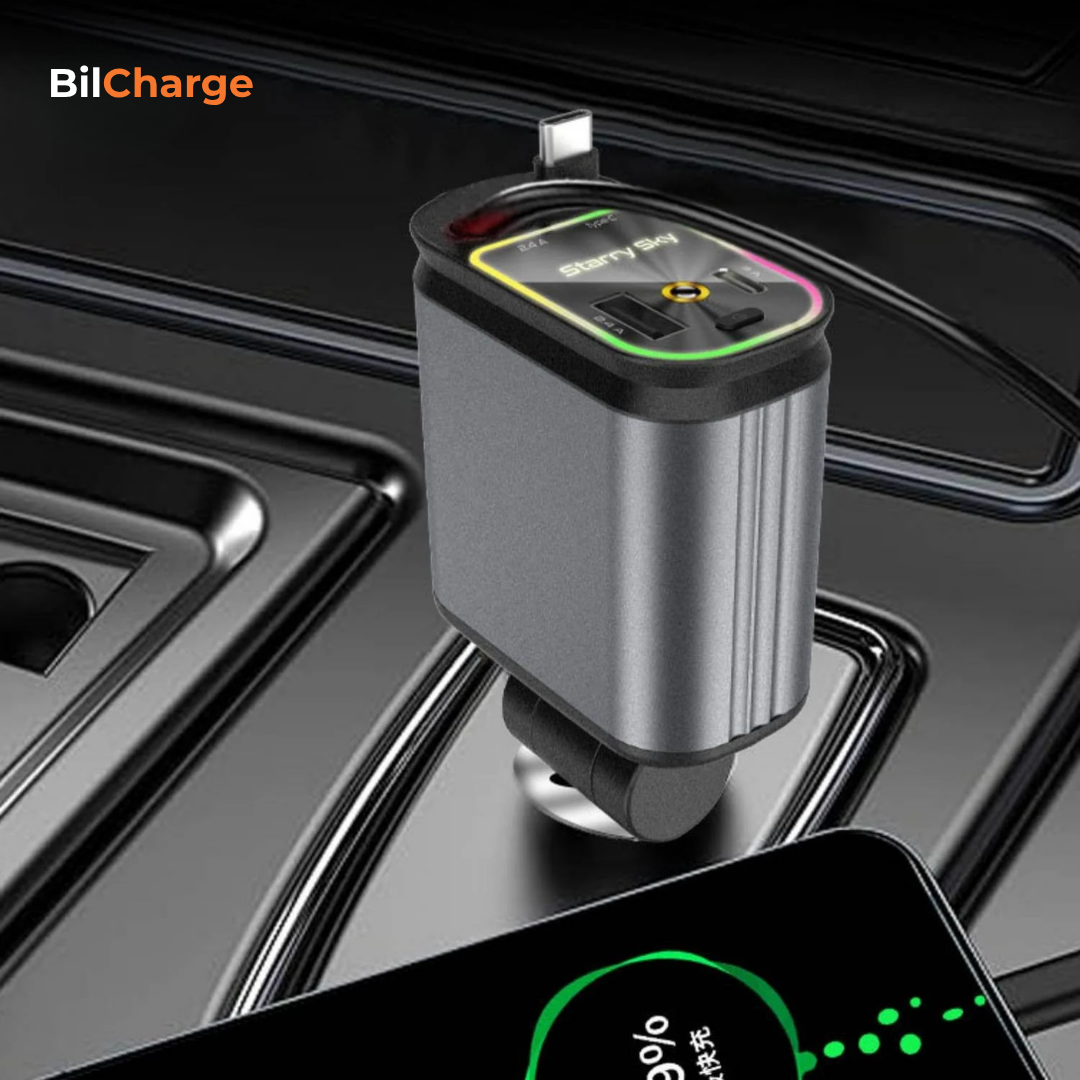 BilCharge | Supersnabb billaddning med stilfull RGB-stjärnhimmel