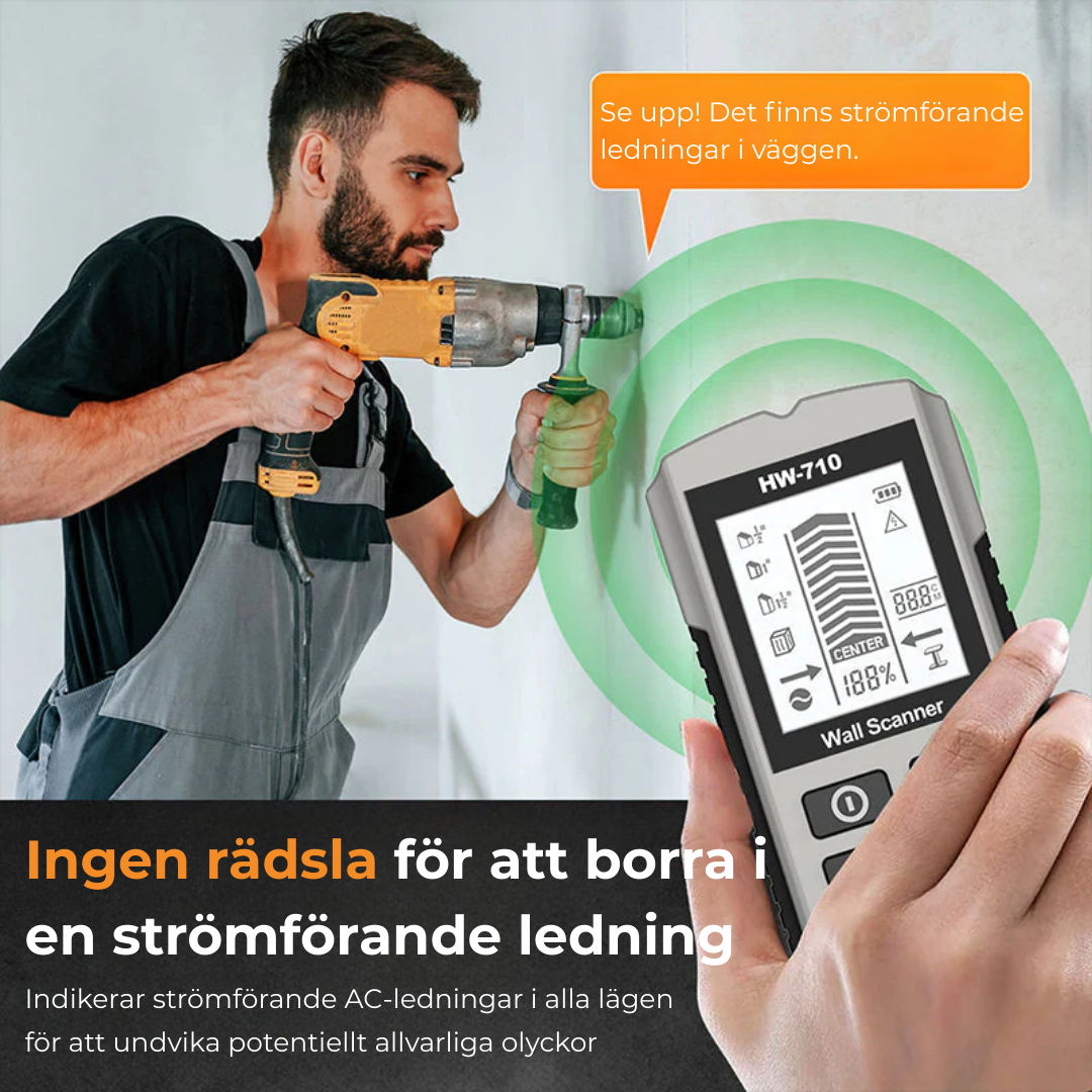 MetallScan Pro™ | Skanna dolda väggar med precision och självförtroende