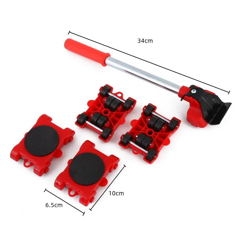 SmartMove Möbelflytt-set™ | Flytta tunga möbler utan tunga lyft