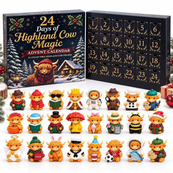 Julkalender med 24 söta höglandskor | JulKo