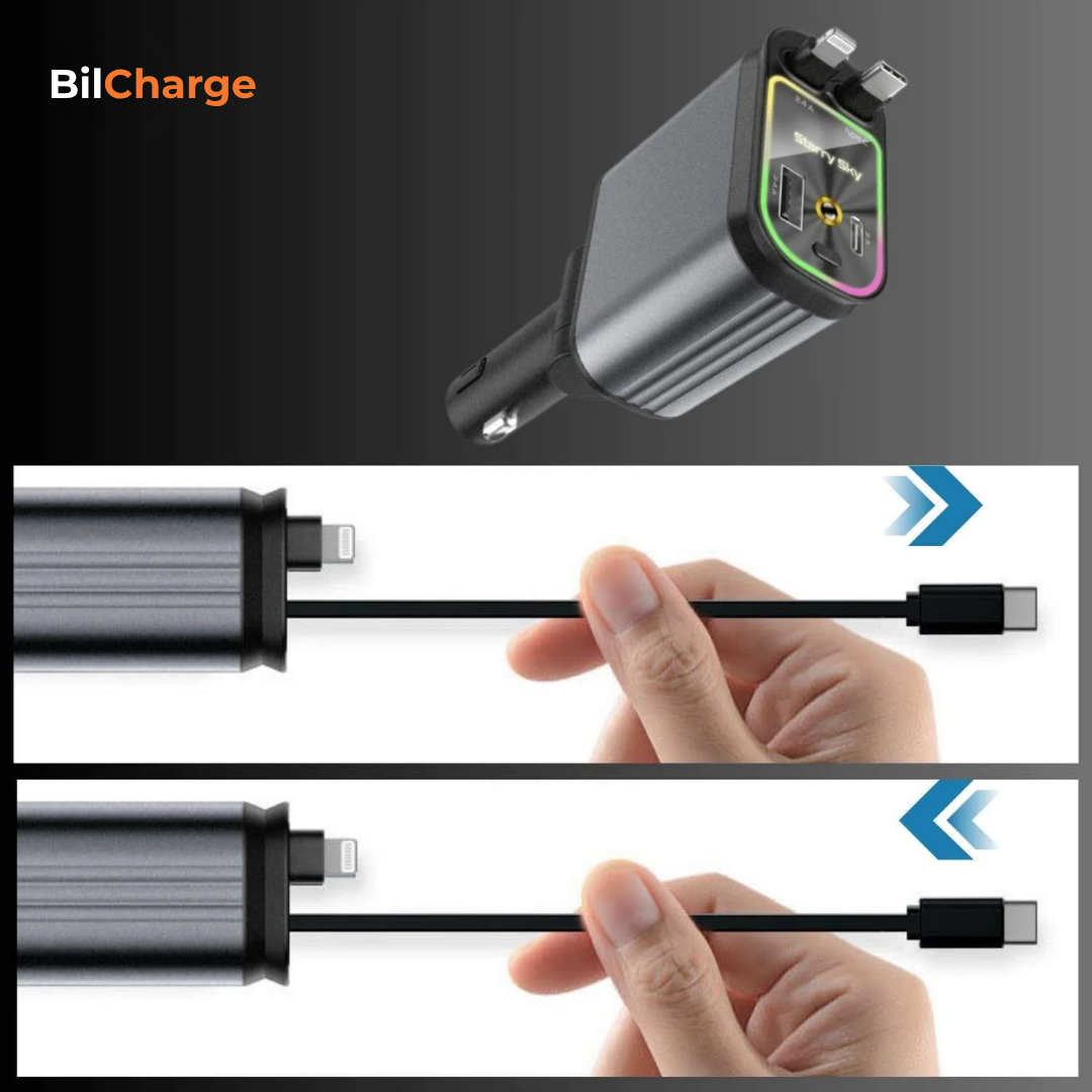 BilCharge | Supersnabb billaddning med stilfull RGB-stjärnhimmel