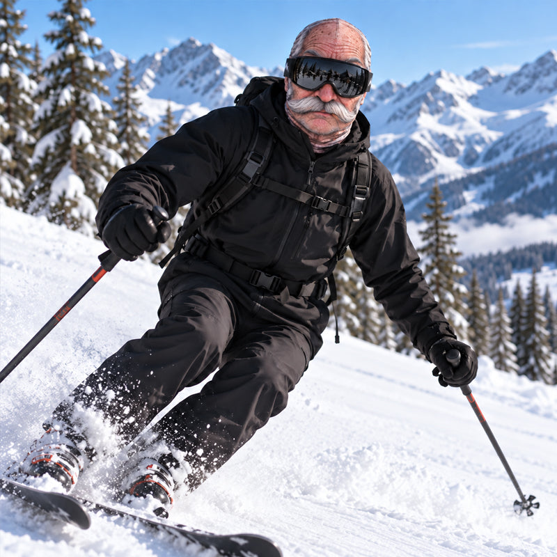 Skidmask med roliga ansiktsmotiv | BusMask