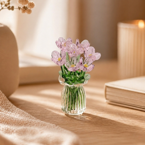 Dekorativa miniblommor i glas – 7-pack | GlasBlom