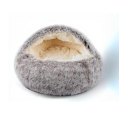 🐾 GosGrotta™ - Lugnande grottbädd för hundar och katter