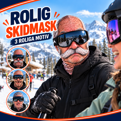 Skidmask med roliga ansiktsmotiv | BusMask