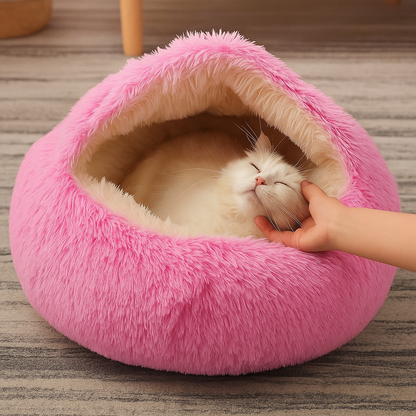 🐾 GosGrotta™ - Lugnande grottbädd för hundar och katter