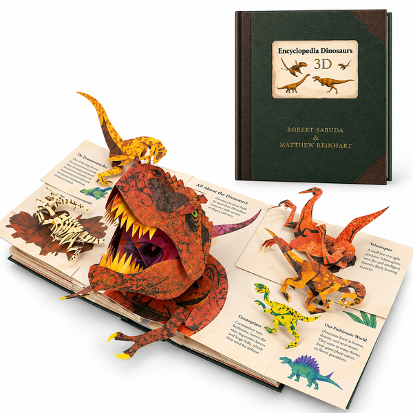 Interaktiv 3D-pop-upbok om dinosaurier | DinoQuest