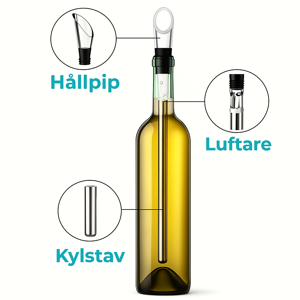 Lyxig Vinkylare - Perfekt serveringstemperatur. Varje gång.