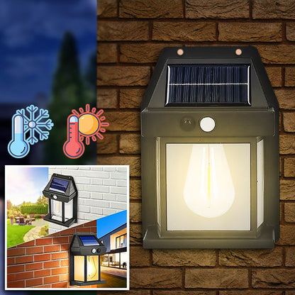 Solcellslampa LED | Sensorstyrd utomhusbelysning