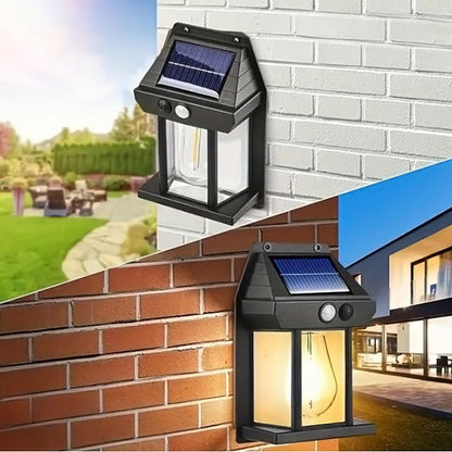 Solcellslampa LED | Sensorstyrd utomhusbelysning