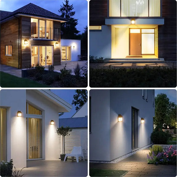 Solcellslampa LED | Sensorstyrd utomhusbelysning