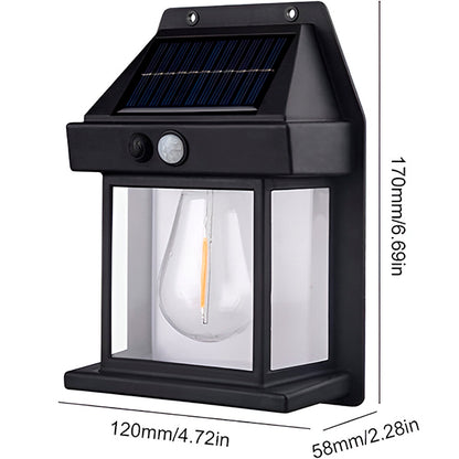 Solcellslampa LED | Sensorstyrd utomhusbelysning