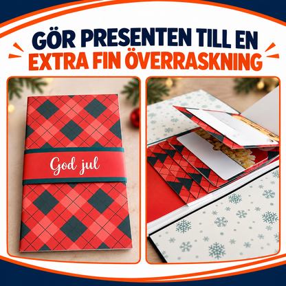 Presentkortshållare med vattenfallseffekt | GåvoMagi