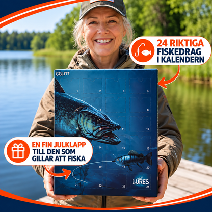 Julkalender med 24 fiskedrag | JulFiske