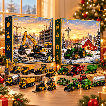 Julkalender med 24 leksaksfordon | JulHjul