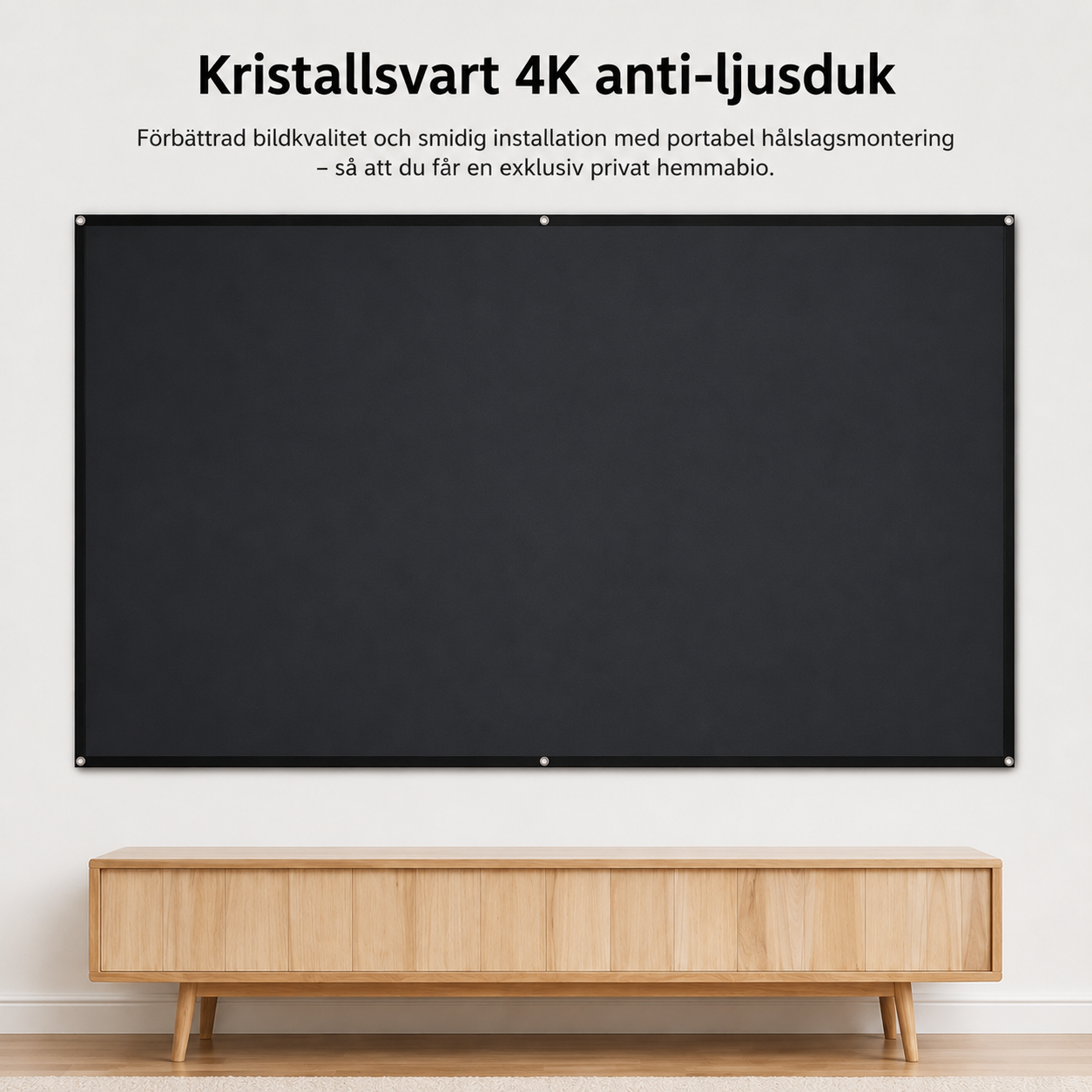 ALR-projektorduk 120 tum | Skarp bild även i dagsljus