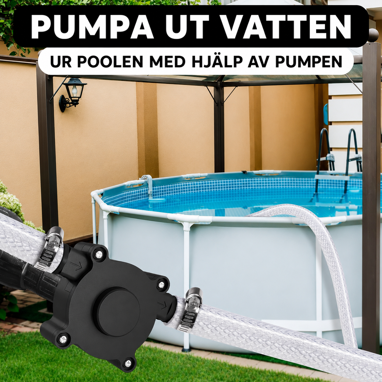 Vattenpump för borrmaskin | AQUAFLOW