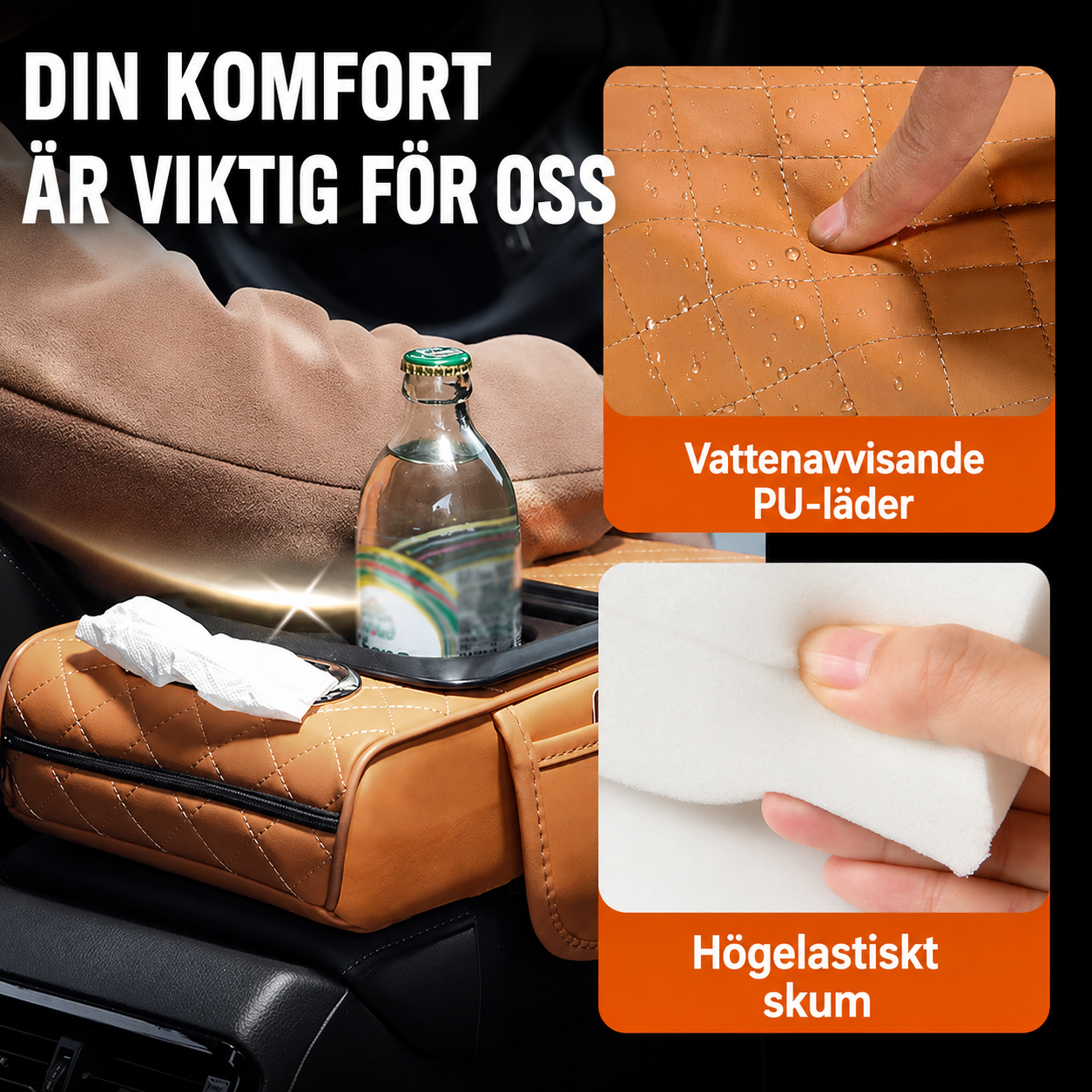 Armstödskudde för Bil | Smart Förvaring