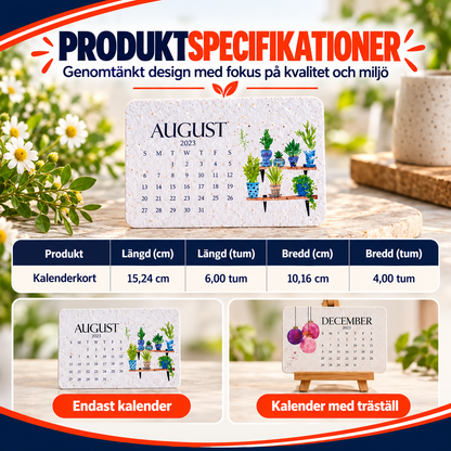 Planterbar kalender | BlomÅr