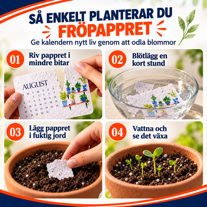 Planterbar kalender | BlomÅr
