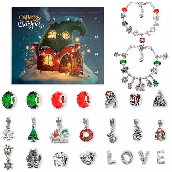 Adventskalender med jularmband | CharmJoy