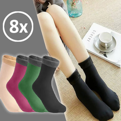 Värmande fleecefodrade strumpor | CozyStep