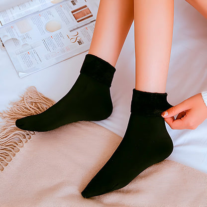 Värmande fleecefodrade strumpor | CozyStep