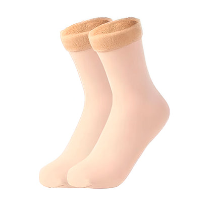 Värmande fleecefodrade strumpor | CozyStep