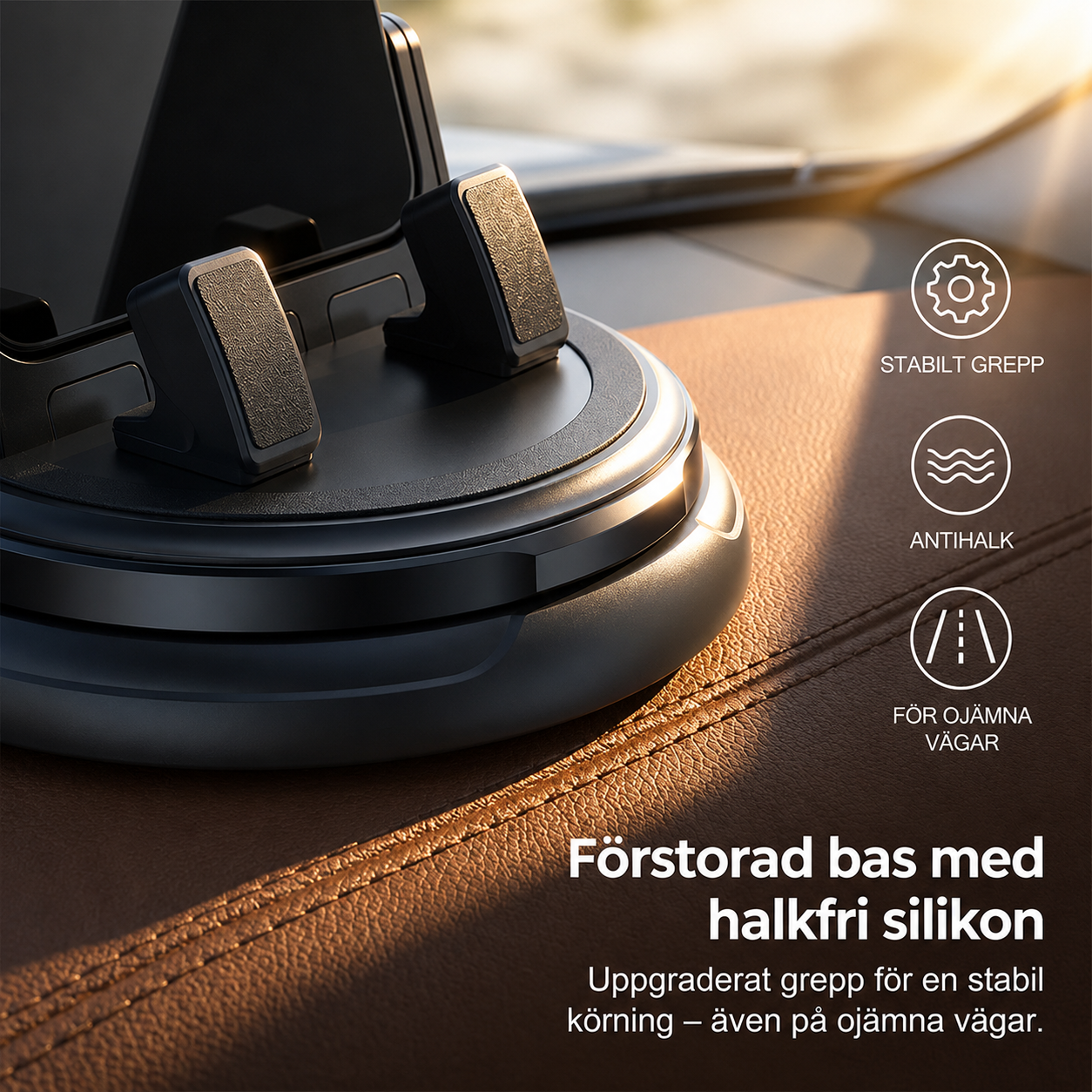 360° Mobilhållare för Bil | DashGrip
