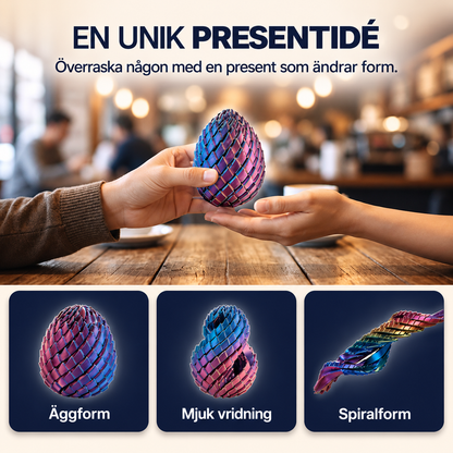 Förvandlingsbart drakägg som fidgetleksak | DragonTwist
