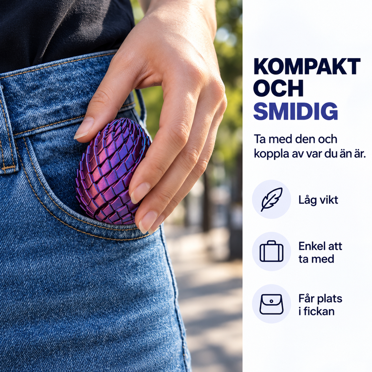 Förvandlingsbart drakägg som fidgetleksak | DragonTwist