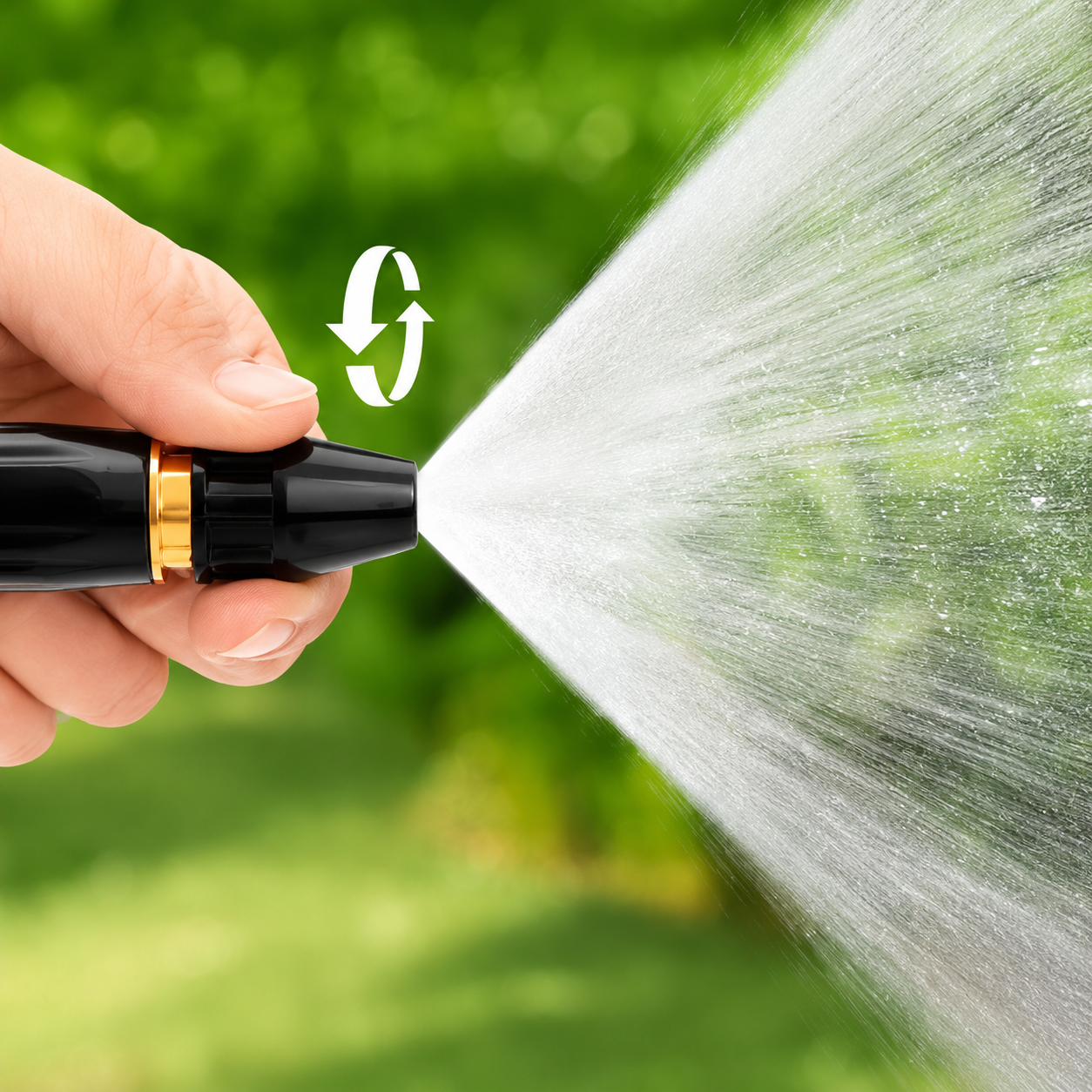 Munstycke för Trädgårdsslang i Metall | FlowPro