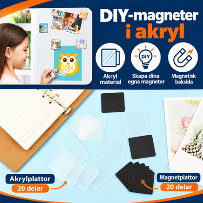 DIY-set med magnetiska fotoramar | FotoMag