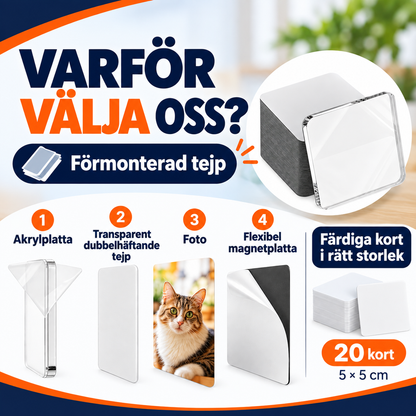 DIY-set med magnetiska fotoramar | FotoMag