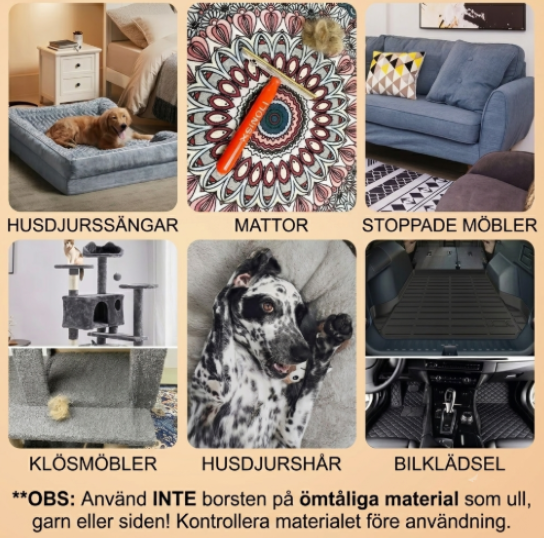 Återanvändbar Pälsborttagare | FurSweep