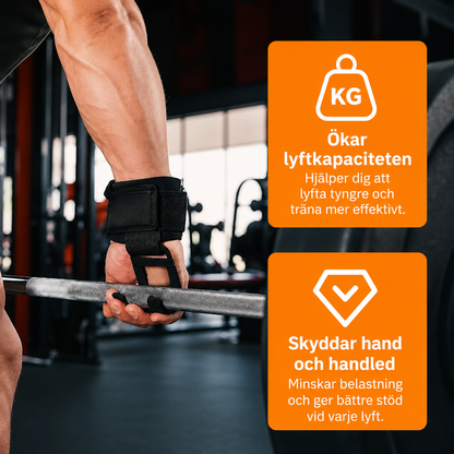 Handledsstöd med Lyftkrokar | GripForge