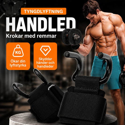 Handledsstöd med Lyftkrokar | GripForge