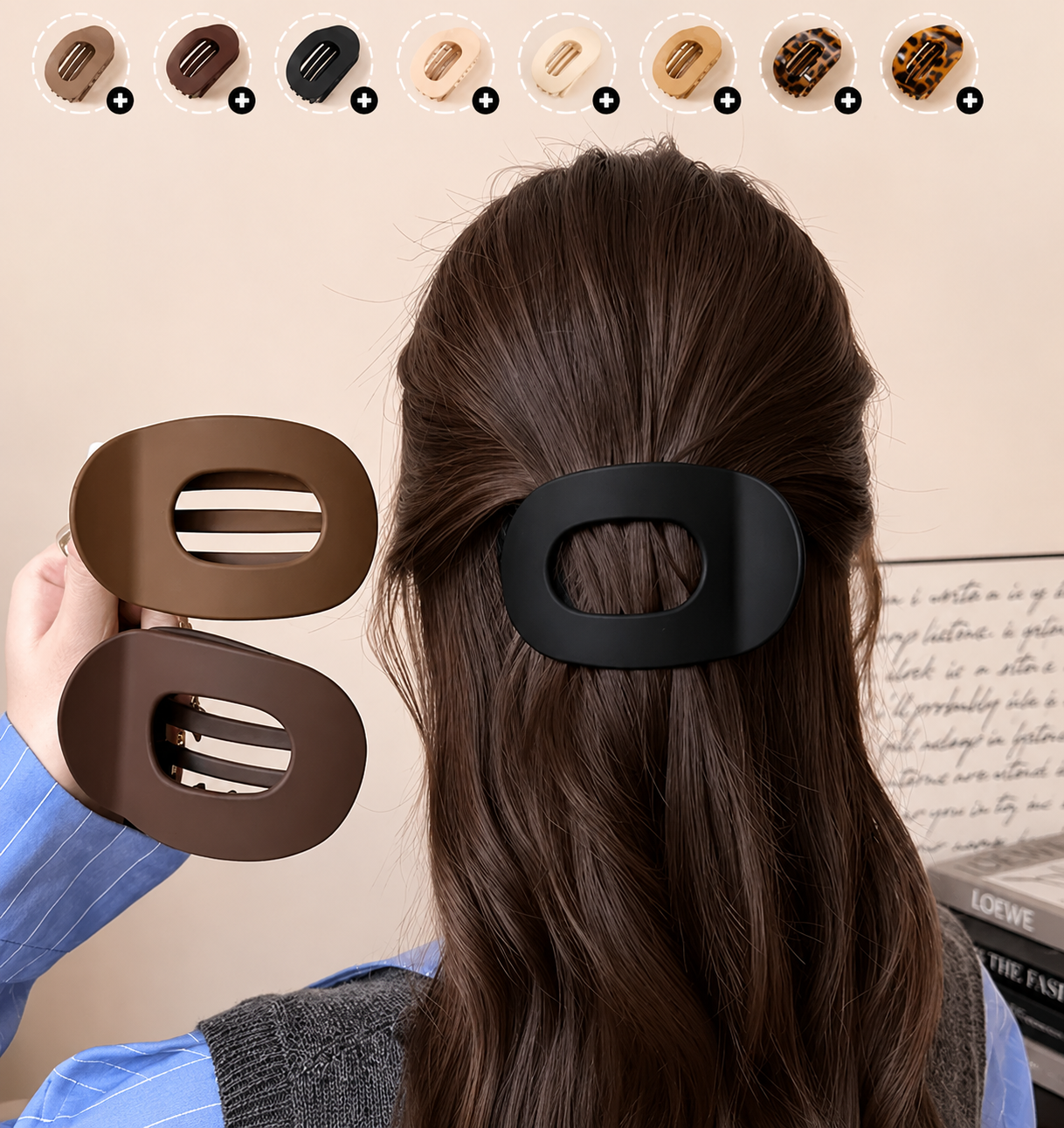 Platt Hårklämma | SilkClip