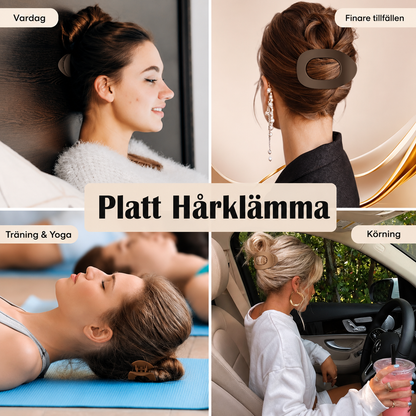 Platt Hårklämma | SilkClip
