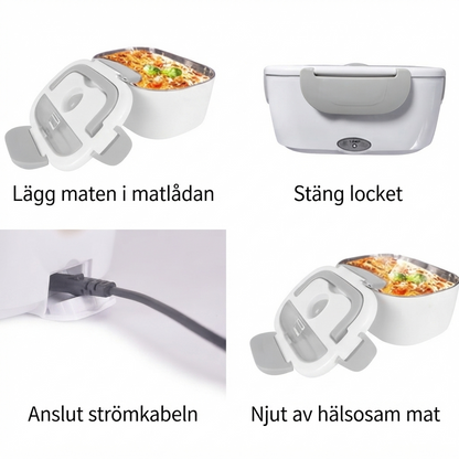 Självuppvärmande Elektrisk Matlåda | HeatNest