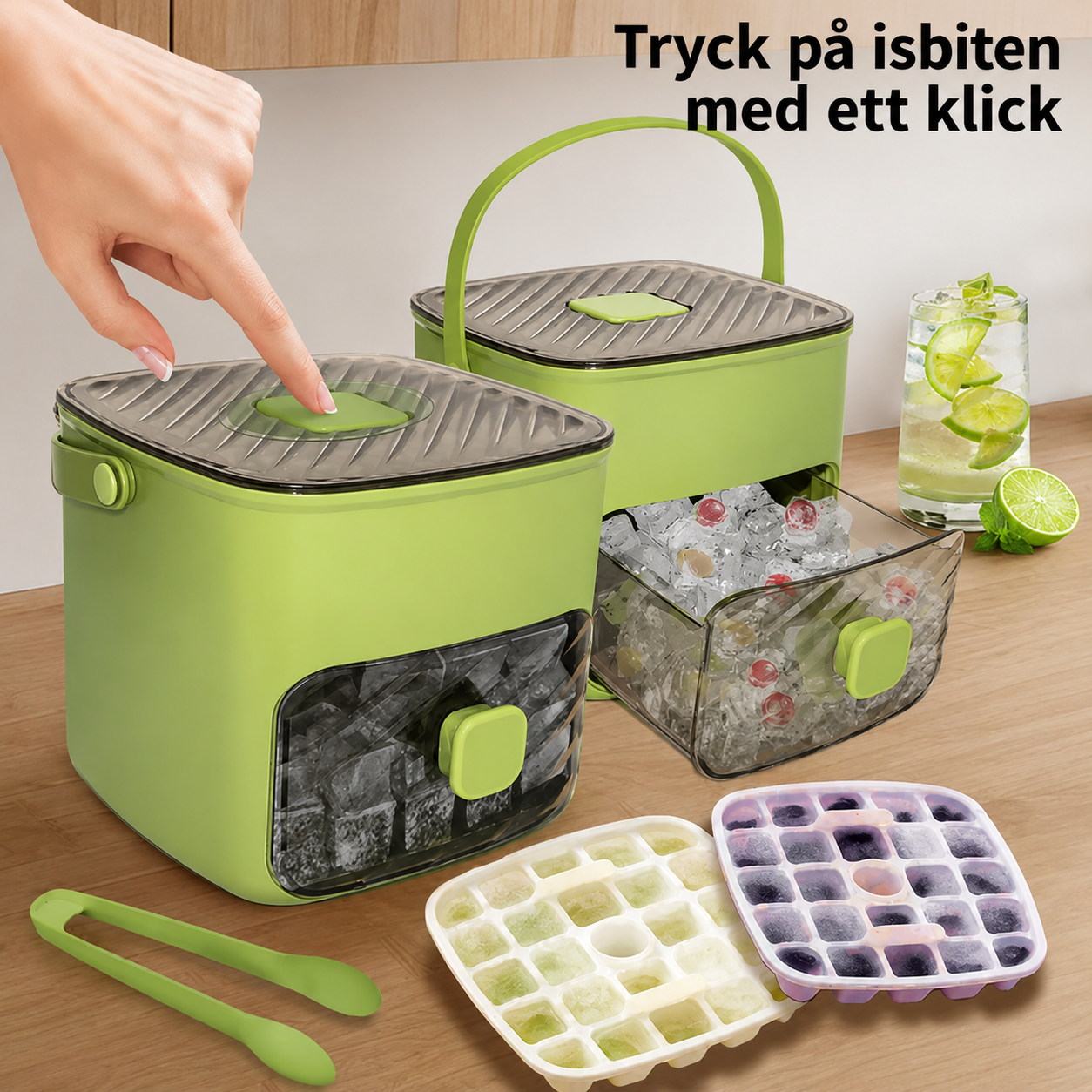 Isbitsform med Behållare | IceNest