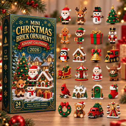 Julkalender med 24 byggbara juldekorationer | JulBygg